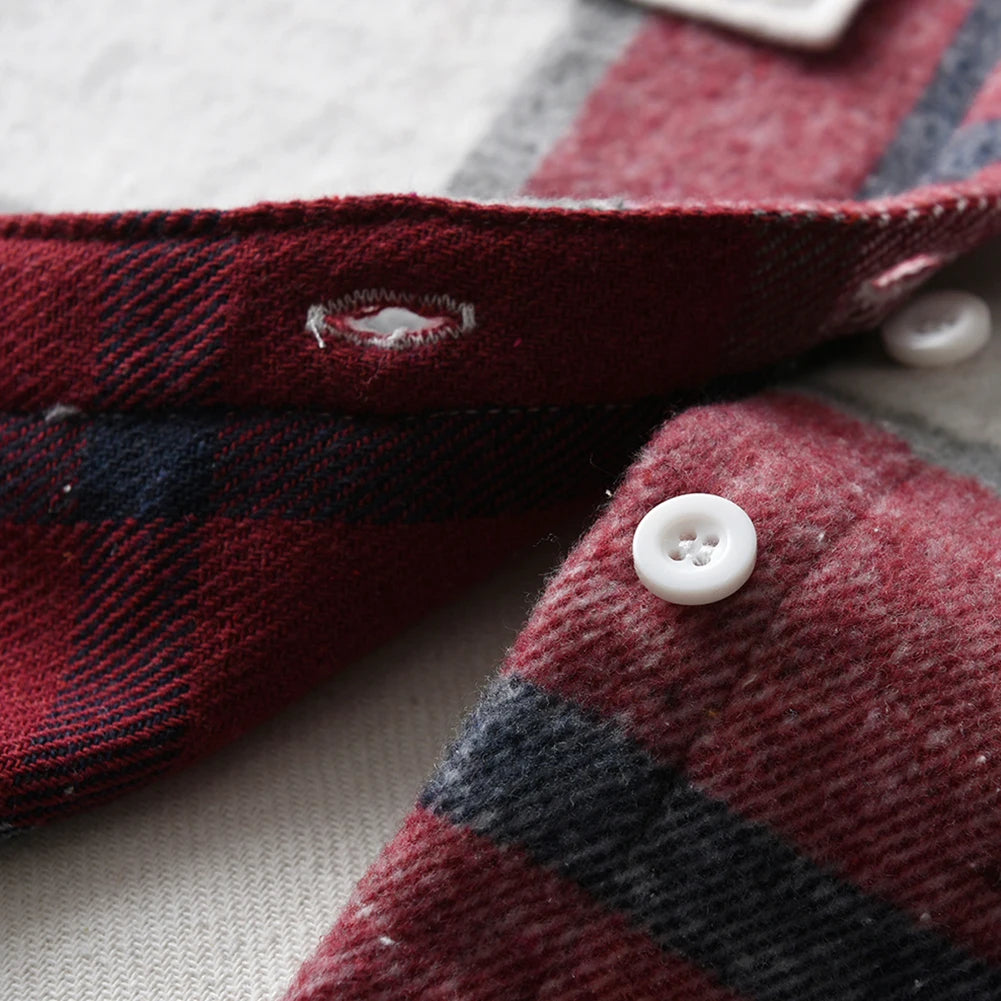 Hoodie Boys Plaid Shirt,Long Sleeve Kids Transition Jacket,Checkered Single Breasted Blouse,Spring Outerwear,Girls Lattice Tops