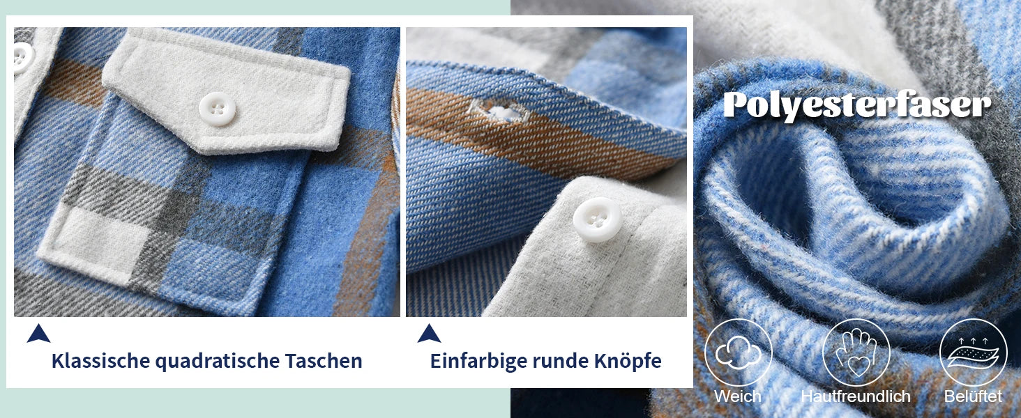 Hoodie Boys Plaid Shirt,Long Sleeve Kids Transition Jacket,Checkered Single Breasted Blouse,Spring Outerwear,Girls Lattice Tops