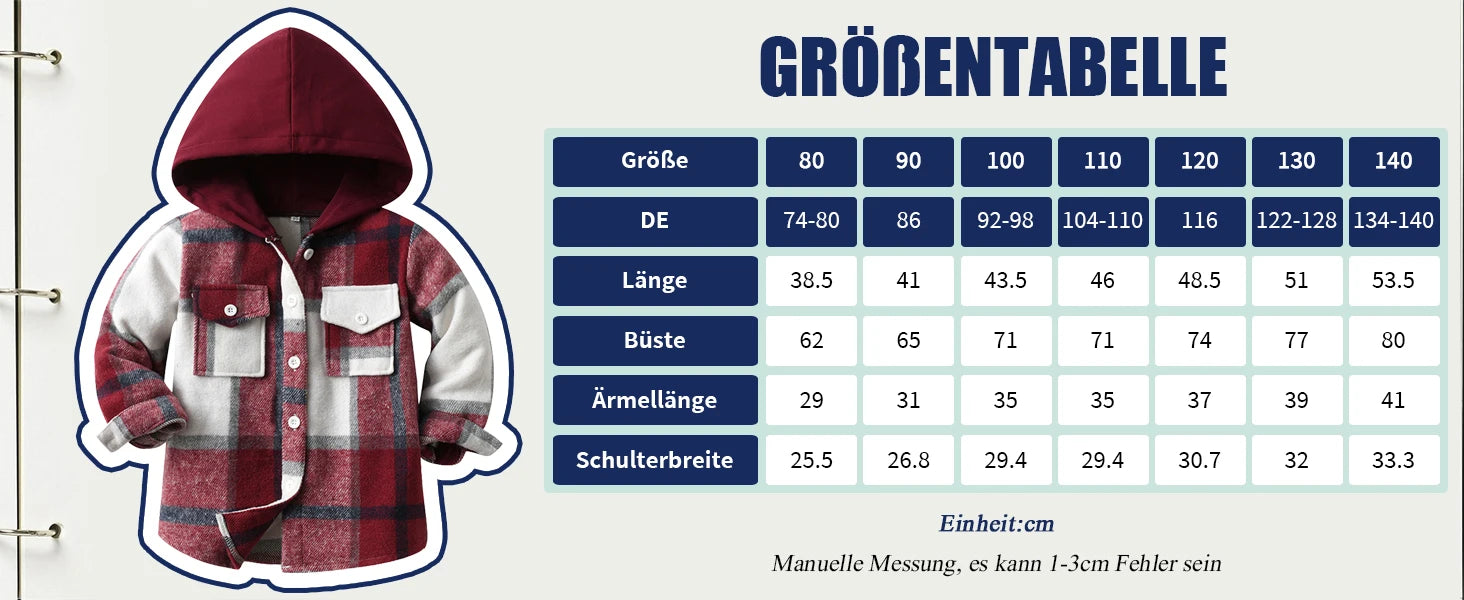 Hoodie Boys Plaid Shirt,Long Sleeve Kids Transition Jacket,Checkered Single Breasted Blouse,Spring Outerwear,Girls Lattice Tops